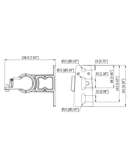 Ensa Pole Adjustable Bracket for LSL-B Street Lights Ensa Pole Adjustable Bracket for LSL-B Street Lights