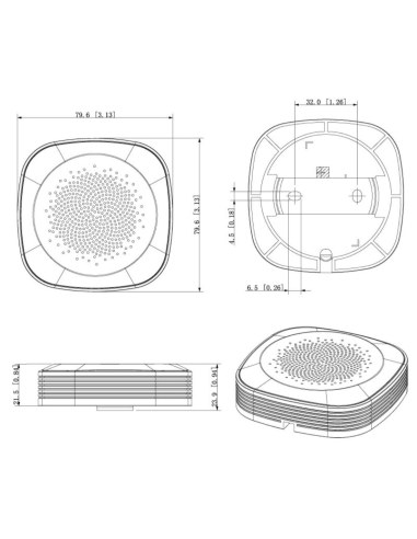 VIP Vision High Fidelity Surveillance Microphone (Plastic)