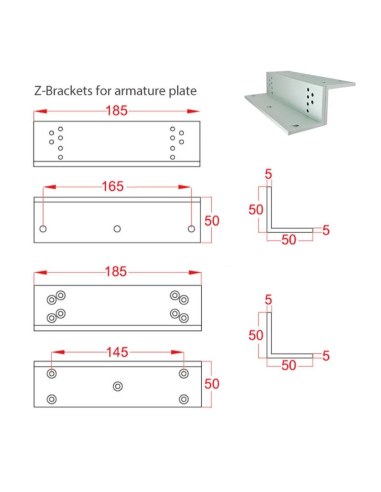 Z bracket for armature plate