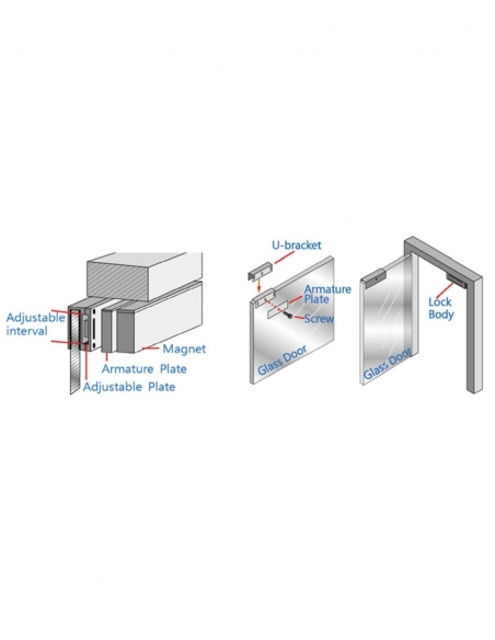 VIP Vision U-Bracket for Magnetic Aluminum Locks VIP Vision U-Bracket for Magnetic Aluminum Locks