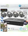 Swann Master-Series 4K 8Ch 2TB NVR with 4x 875WLB Night2Day Security Cameras (SWNVK-876804-AU)