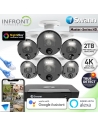 Swann Master-Series 4K 8Ch 2TB NVR with 6x 875WLB Night2Day Security Cameras (SWNVK-876806-AU)
