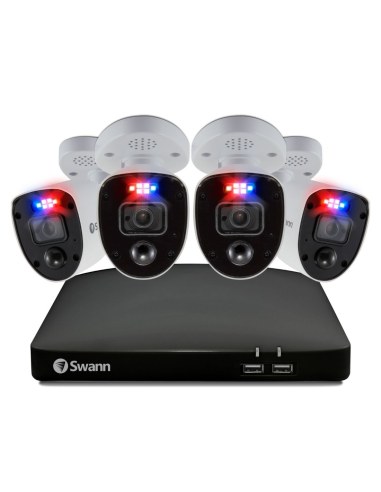 Enforcer™ 4 Camera 8 Channel 4K Super HD DVR Security System (Plain Box Packaging) - SWDVK-856804RL-AU
