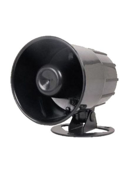 12VACDC Automotive / General Purpose Siren + 15W Loud Horn Audio Speaker