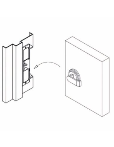VIP Vision Monitored Multi-Voltage Mortise Electric Door Strike - ACLOC105