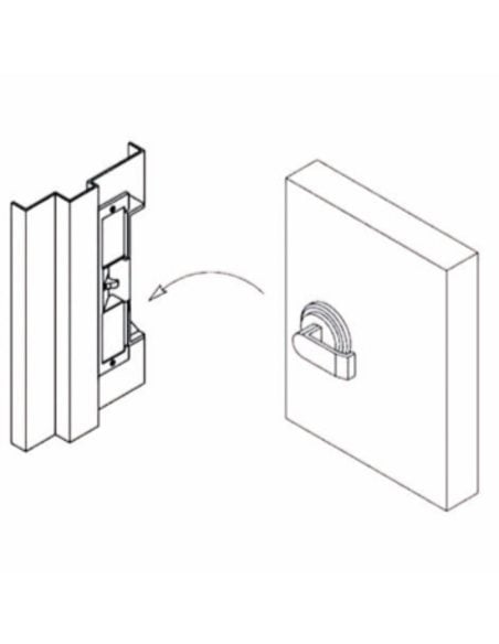 VIP Vision Monitored Multi-Voltage Mortise Electric Door Strike - ACLOC105