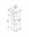 VIP Vision Monitored Multi-Voltage Mortise Electric Door Strike - ACLOC105