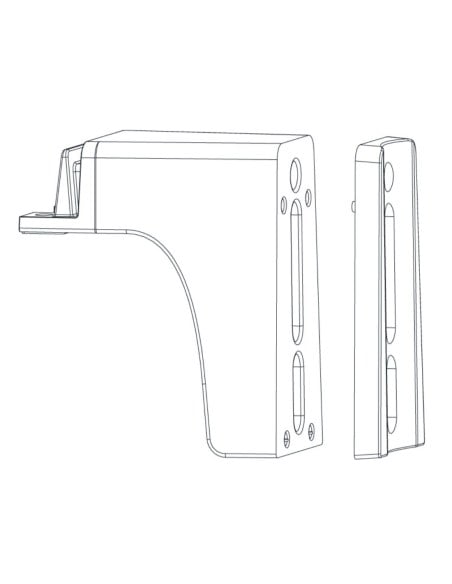 Ensa 4" Curved Pole Bracket Adapter for LSL-B LSL-BKTC4 Ensa 4" Curved Pole Bracket Adapter for LSL-B LSL-BKTC4