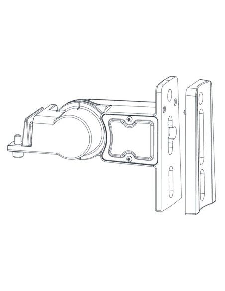 Ensa 4" Curved Pole Bracket Adapter for LSL-B LSL-BKTC4 Ensa 4" Curved Pole Bracket Adapter for LSL-B LSL-BKTC4