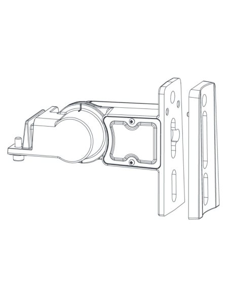 Ensa 5" Curved Pole Bracket Adapter for LSL-B LSL-BKTC5