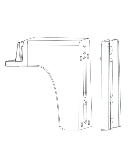 Ensa 6" Curved Pole Bracket Adapter for LSL-B LSL-BKTC6 Ensa 6" Curved Pole Bracket Adapter for LSL-B LSL-BKTC6