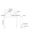 Ensa Yoke Wall Adjustable Bracket for LSL-B200 Street Lights - LSL-BKTY200