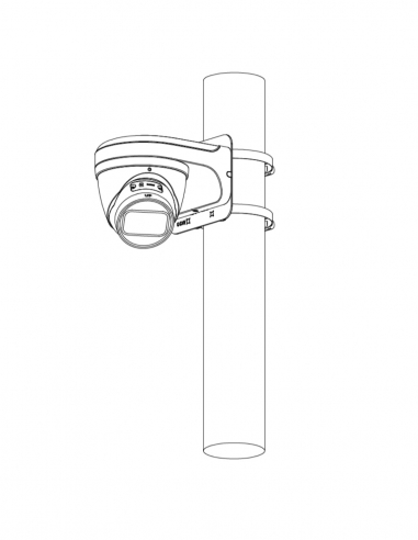 VIP Vision Ultimate AI Series 4.0MP Motorised Turret - VSIPU-4DIRMG-I