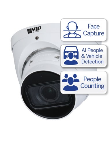VIP Vision Ultimate AI Series 4.0MP Motorised Turret - VSIPU-4DIRMG-I