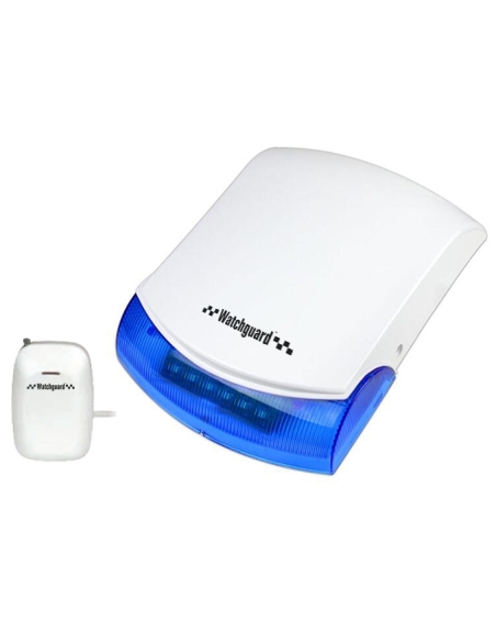 Watchguard Wireless Siren & Strobe with Backup Battery - WGSIR-500W