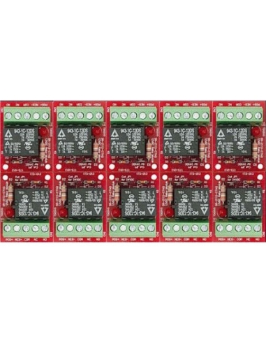 Watchguard 12/24VDC 10-Pack Relay Module (One 7A SPDT Relay) - RLM7A-SD-10