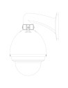 Ceiling/Wall Mount Adapter for PTZ Cameras - VSBKTA111
