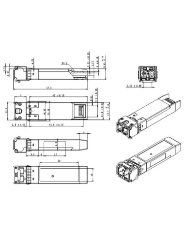 VIP Vision Mini GBIC / SFP Multi-mode Fibre SFPMM1
