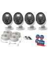 Swann Master-Series Add-on 4K Night2Day Bullet Security Camera 875WLB Spot Light 4-Pack – Enhanced Surveillance