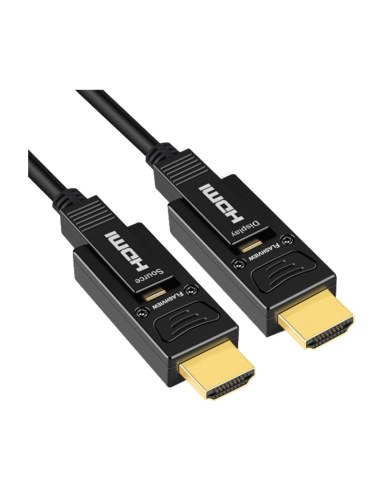 Flashview 10m Optical Fibre HDMI Cable (Type D to Type A) - HDMI-10FC