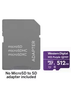 Western Digital 512GB Surveillance MicroSD Card - WDSD512GBWDSD512GB 2