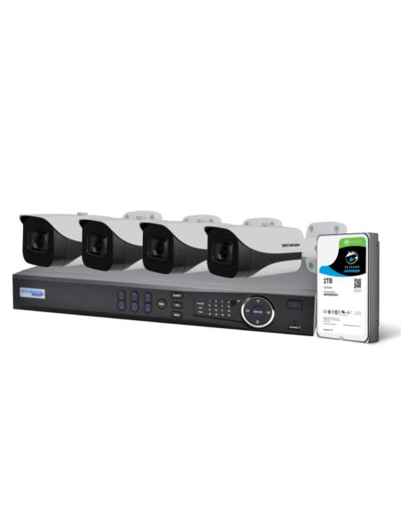 Securview Professional 8 Channel 8.0MP HDCVI CVRKIT-P882F-4