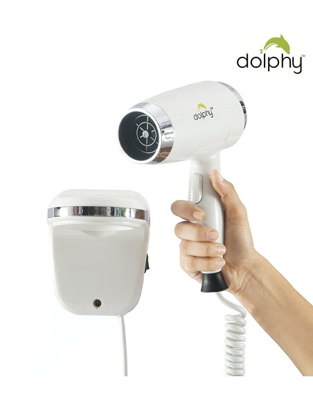 Wall Mount Hair Dryer 1600W - Hot and Cold