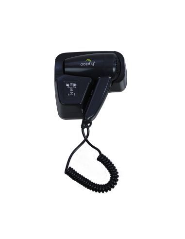 Wall Mount Hair Dryer 1200W- Black