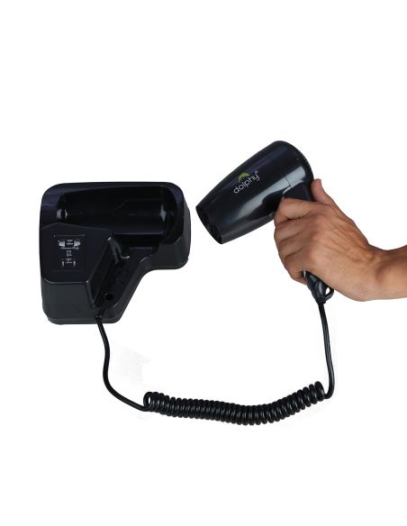 Wall Mount Hair Dryer 1200W- Black Wall Mount Hair Dryer 1200W- Black