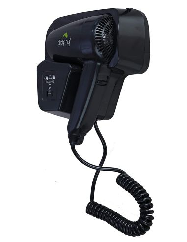 Wall Mount Hair Dryer 1200W- Black
