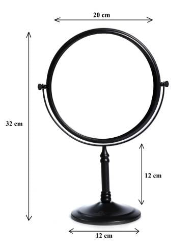 5X Magnifying Mirror Tabletop - Black
