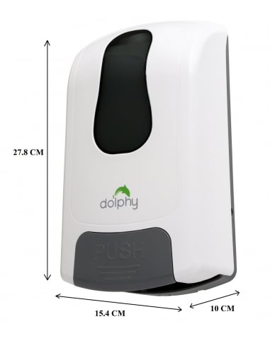 Manual Soap-Sanitiser Dispenser 1000ML - White