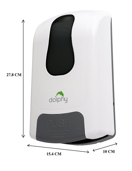 Manual Soap-Sanitiser Dispenser 1000ML - White Manual Soap-Sanitiser Dispenser 1000ML - White
