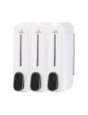 Soap Dispenser 300ML Set of 3 - White & Black