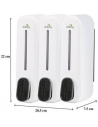 Soap Dispenser 300ML Set of 3 - White & Black