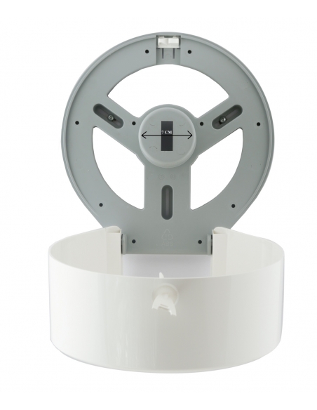 Jumbo Toilet Roll Dispenser - White Jumbo Toilet Roll Dispenser - White