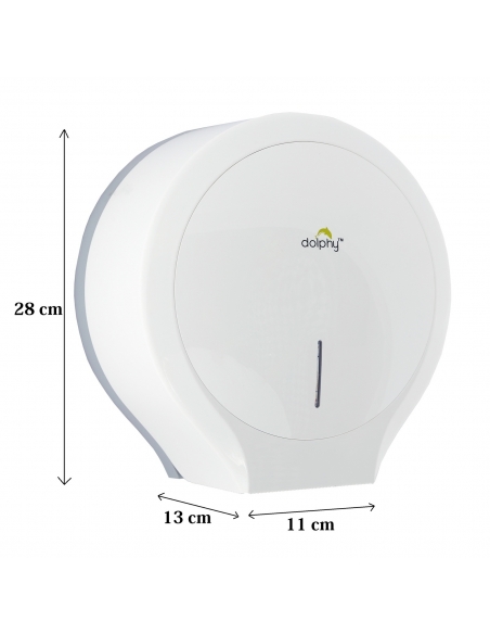Jumbo Toilet Roll Dispenser - White Jumbo Toilet Roll Dispenser - White