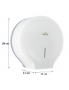 Jumbo Toilet Roll Dispenser - White