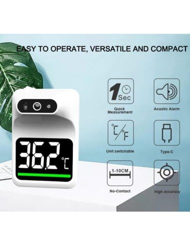Wall Mounted Auto Scan Infrared Thermometer