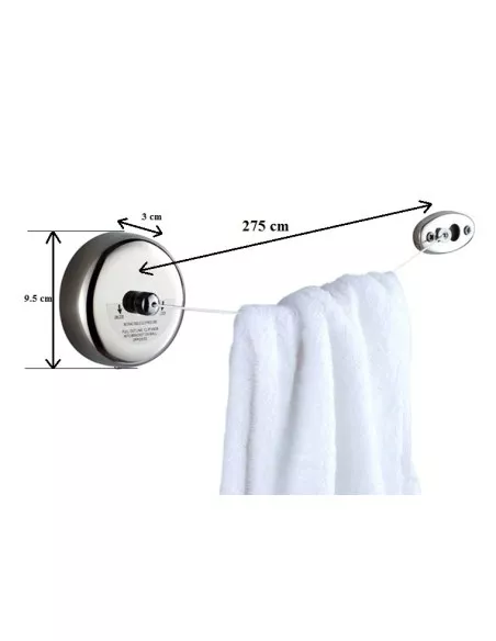 Retractable Stainless Steel Single Clothesline Retractable Stainless Steel Single Clothesline