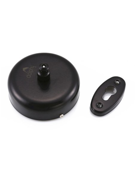 Retractable Single Clothesline - Black