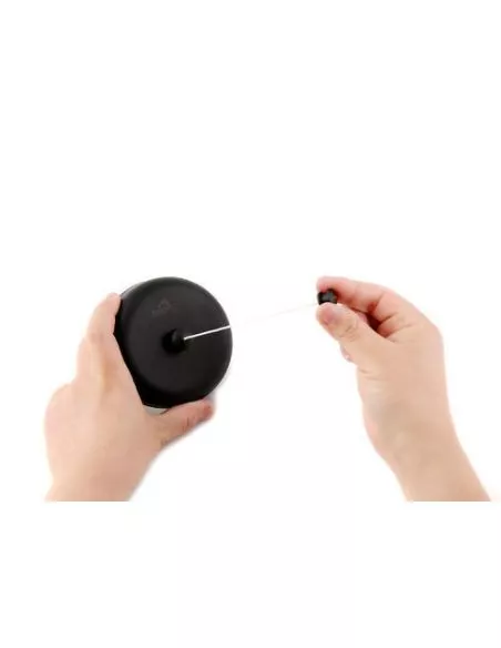 Retractable Single Clothesline - Black