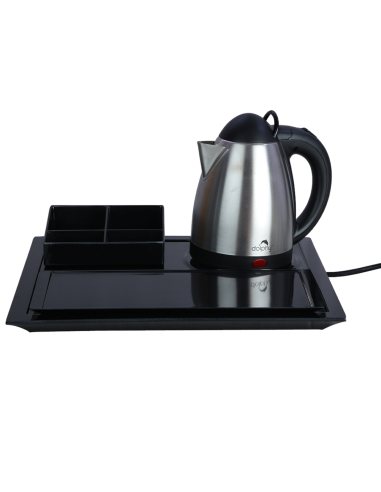 Stainless Steel Electric Kettle with Tray