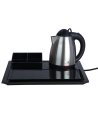 Stainless Steel Electric Kettle with Tray