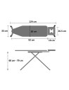 Folding Ironing Board - White