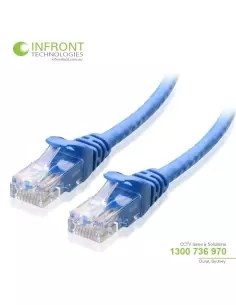 Cat6 2Mtr Ethernet Cable Blue HQ Snag less 2