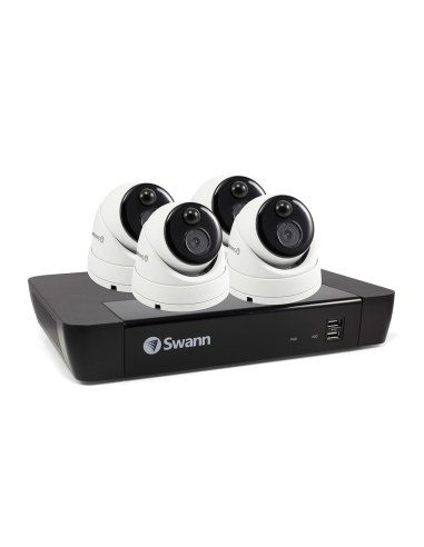 Swann Master Series 4K Dome Security Kit NVR 8580 Recorder 2TB HDD 8 Channel IP PoE SWNHD-876MSD SONVR-88580H-AU