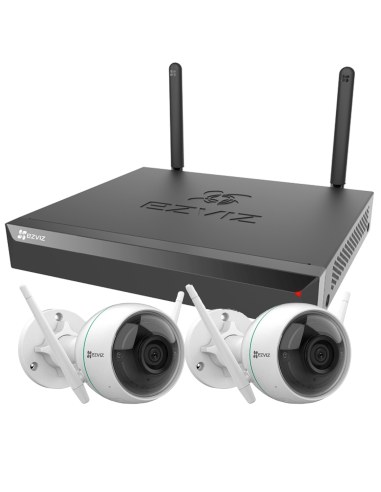 Ezviz x2 2MP HD Long-Range Wi-Fi Cameras 4CH 1TB X5S-4W Recorder Security Kit