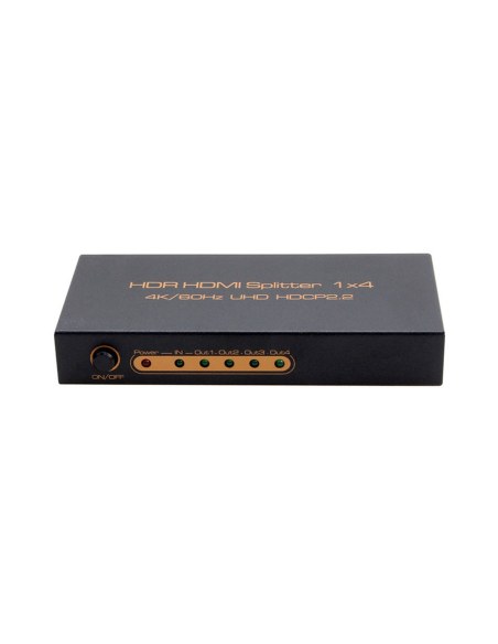 HDMI Splitter 4 Port HDMI 2.0 HDR 4Kx2K 60Hz with AV-HDM2SP-60Hz-4