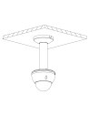 VIP Vision Ultimate AI Series 4.0MP Motorised Vandal Dome (8~32mm lens) - VSIPU-4DIRM-IZ